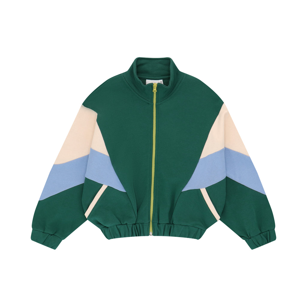 COLOUR BLOCK JOG JACKET