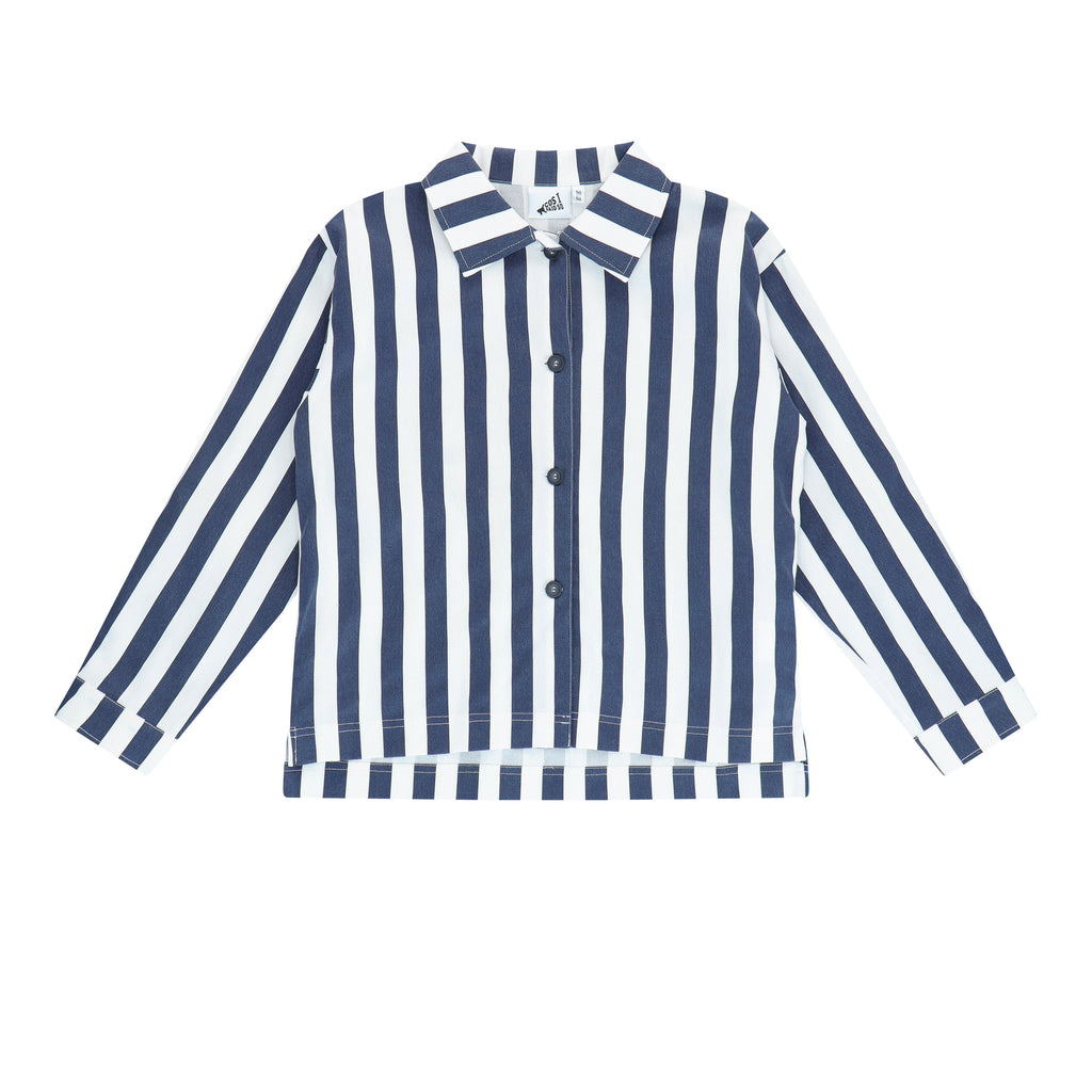 TWILL OVERSHIRT Striped