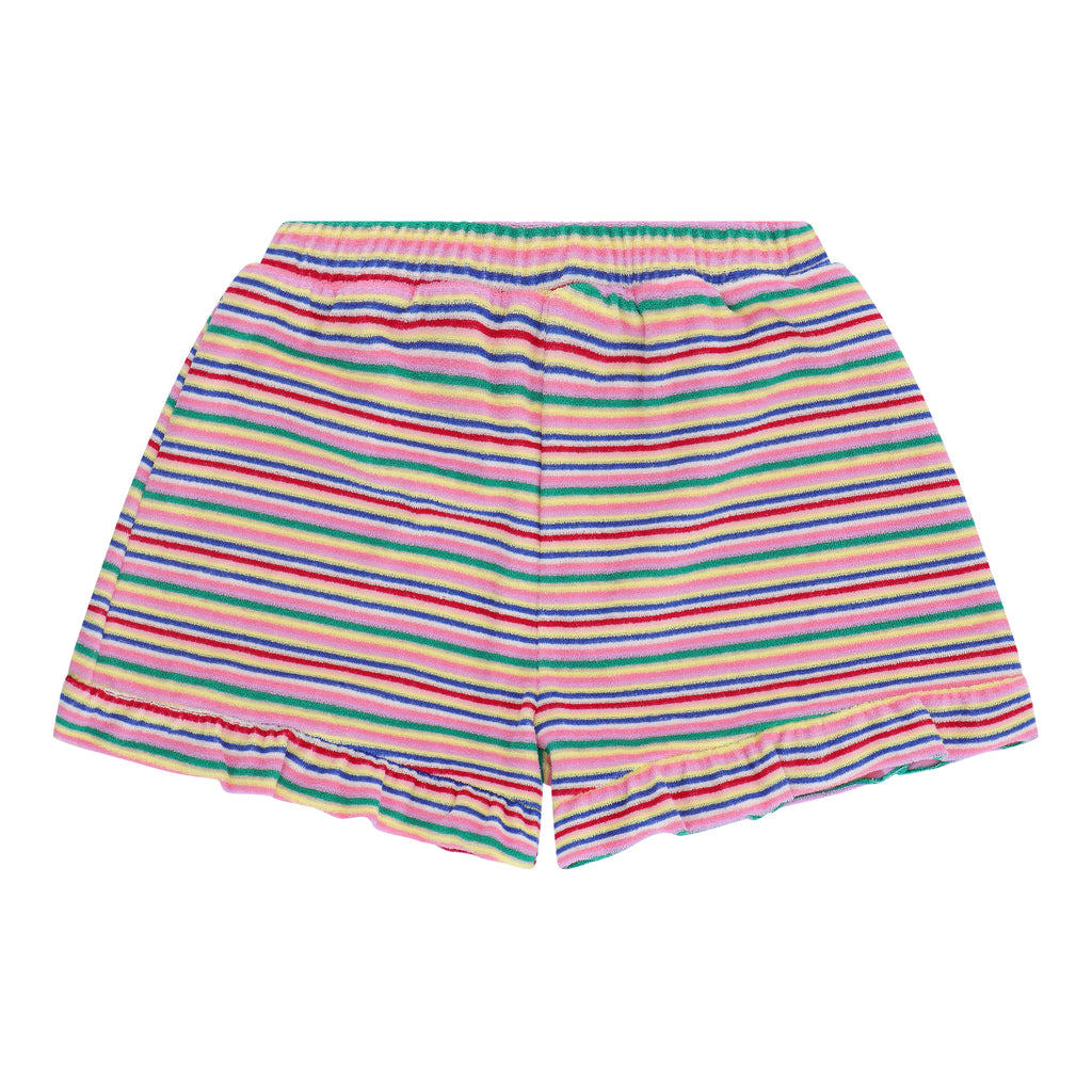 RUFFLE SHORT Terry Towel Stripes